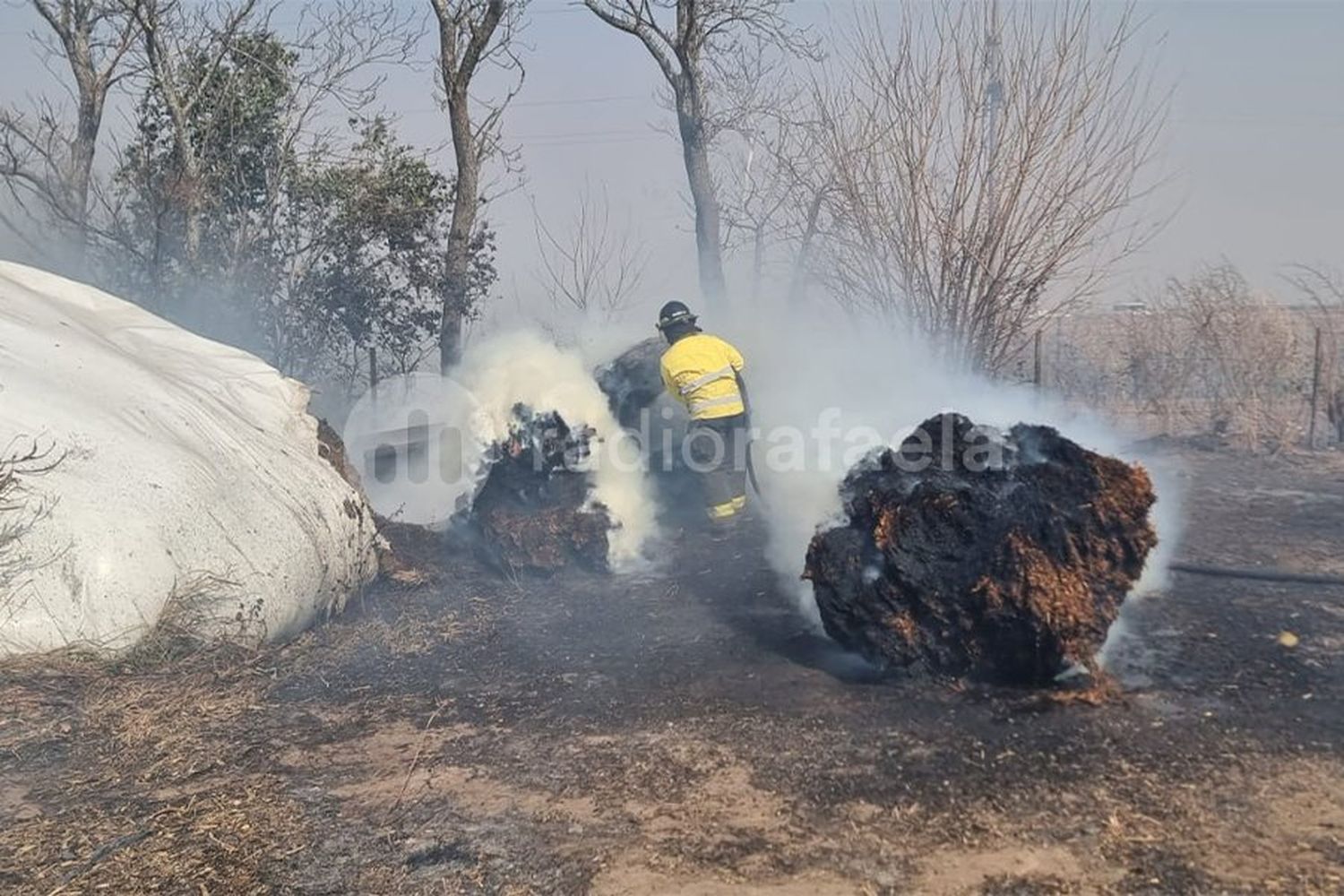 La fuerte sequía que afecta a Rafaela y la región trajo consigo varios incendios este fin de semana 