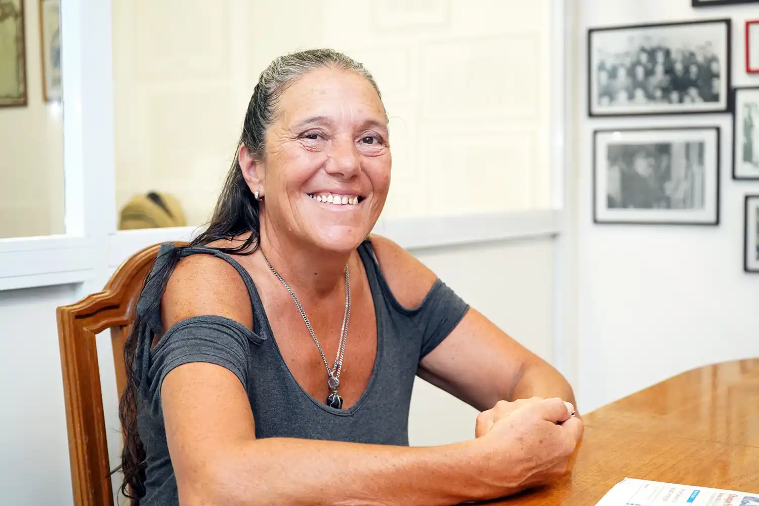 Apasionada. Por lo que hace y eligió para su vida, así se muestra Graciela Pellegrino