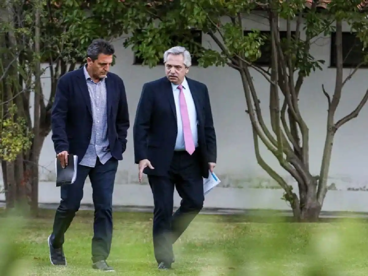 Sergio Massa llegó a la Quinta de Olivos para reunirse con Alberto Fernández
