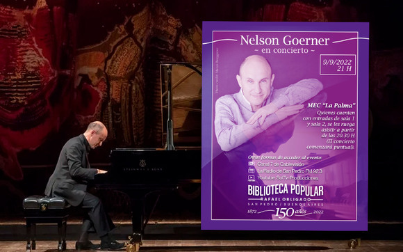 Tras brillar en el Teatro Colón, falta poco para el esperado concierto de Nelson Goerner en San Pedro