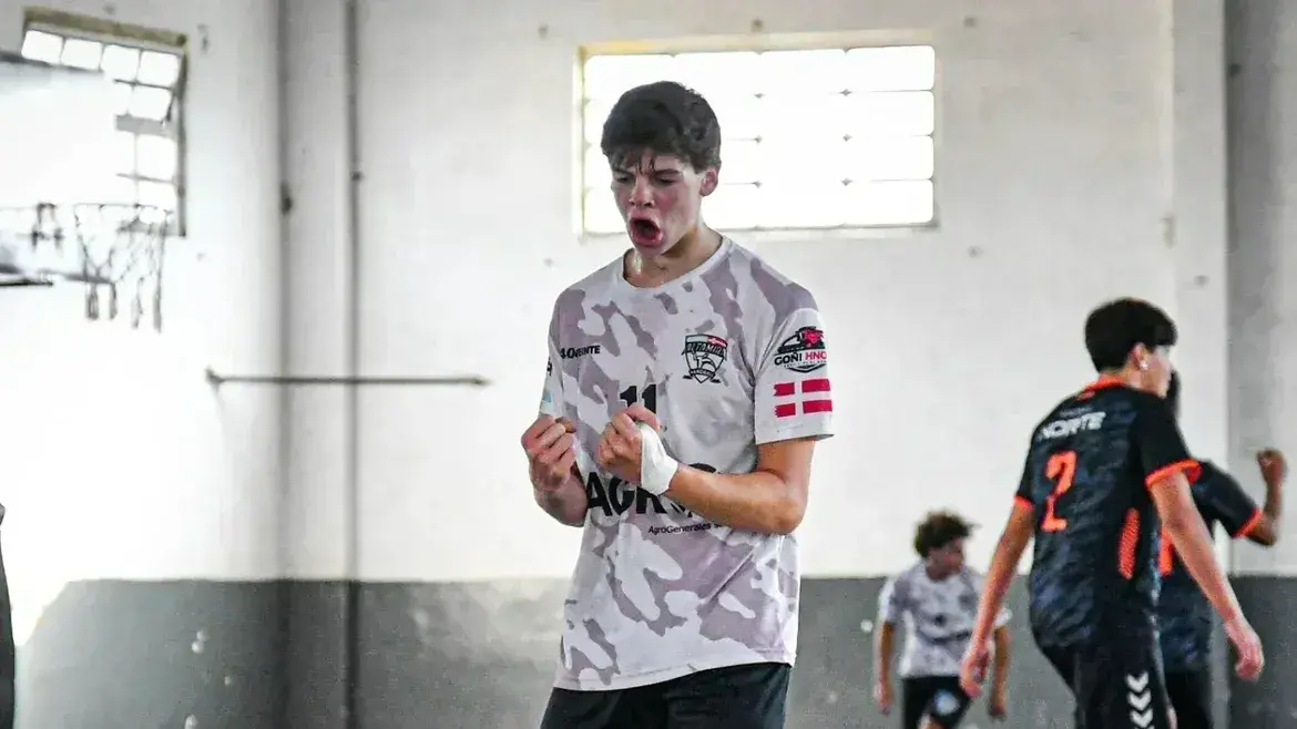 Juan Serres, uno de los necochenses que jugará el Argentino de Cadetes con Asabal