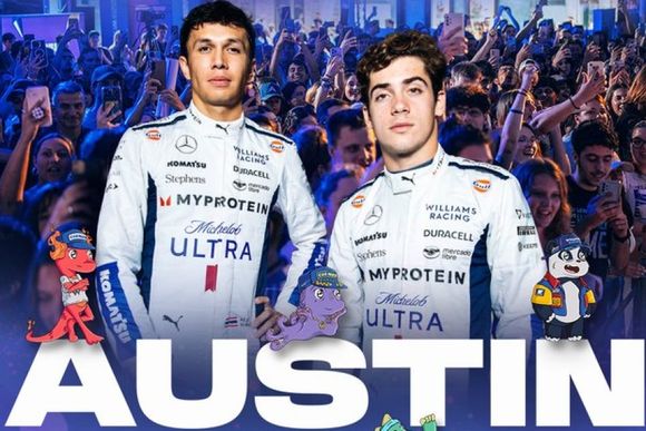 Colapinto empieza a rodar en el GP de los EE.UU