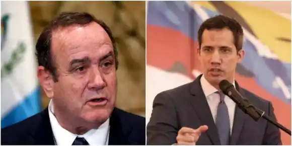 Guaidó reitera apoyo al presidente de Guatemala
