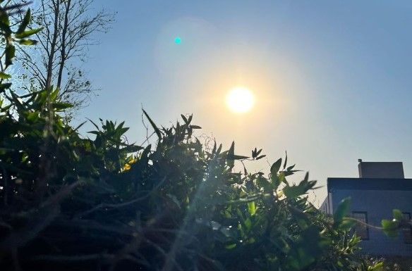 El día arrancó a puro sol en San Francisco.