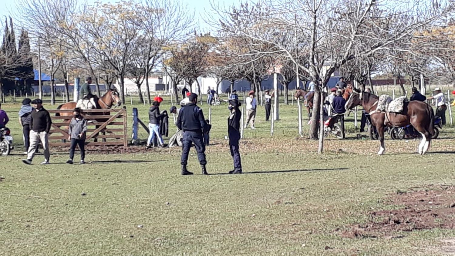 Confinamiento: desbaratan una jineteada en El Rincón de los Gauchos