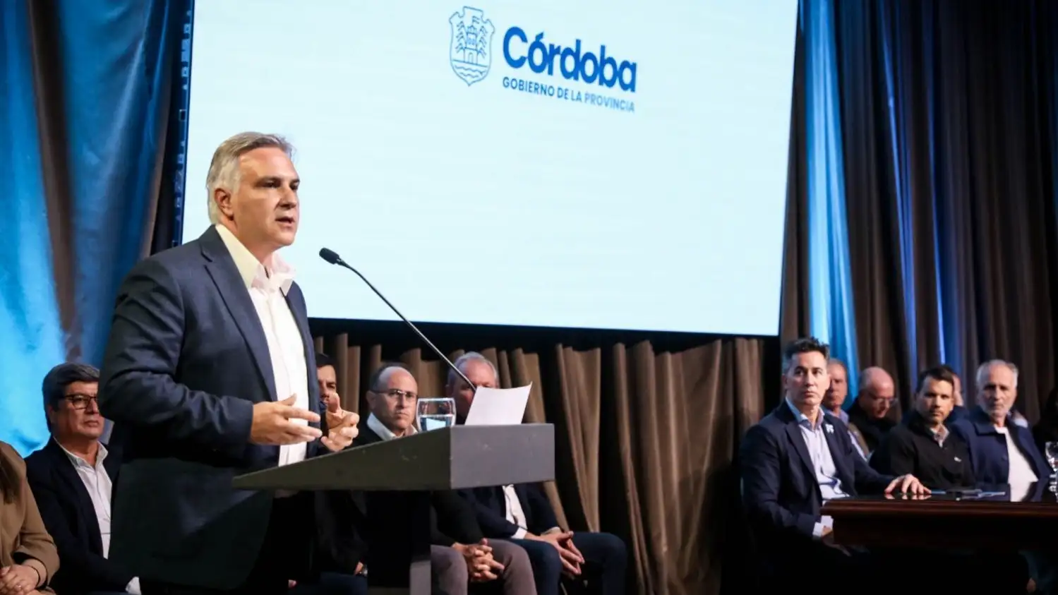 El gobernador de Córdoba, Martín Llaryora.