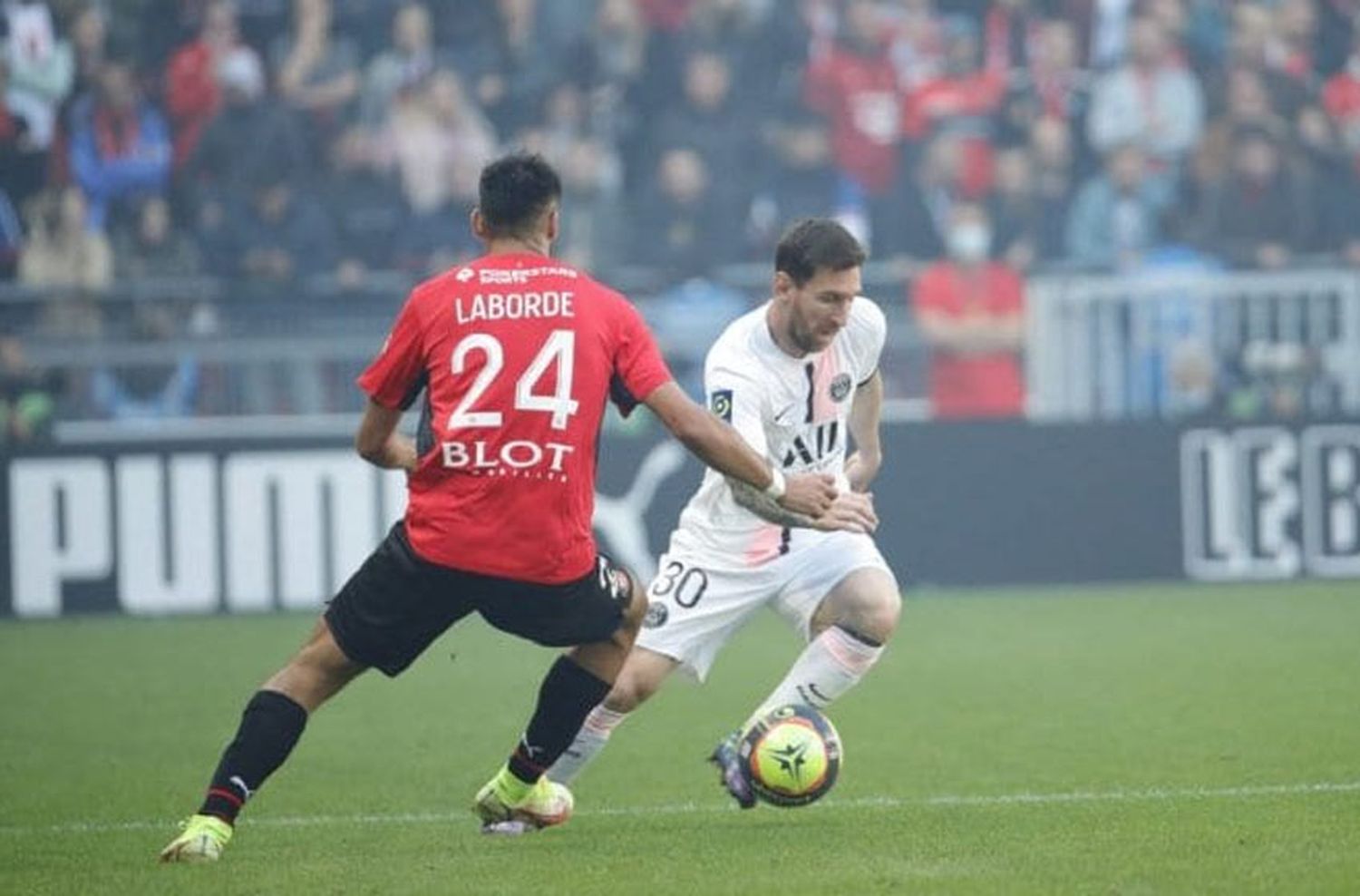 El PSG de Messi perdió el invicto en la Ligue 1 tras la derrota ante Rennes