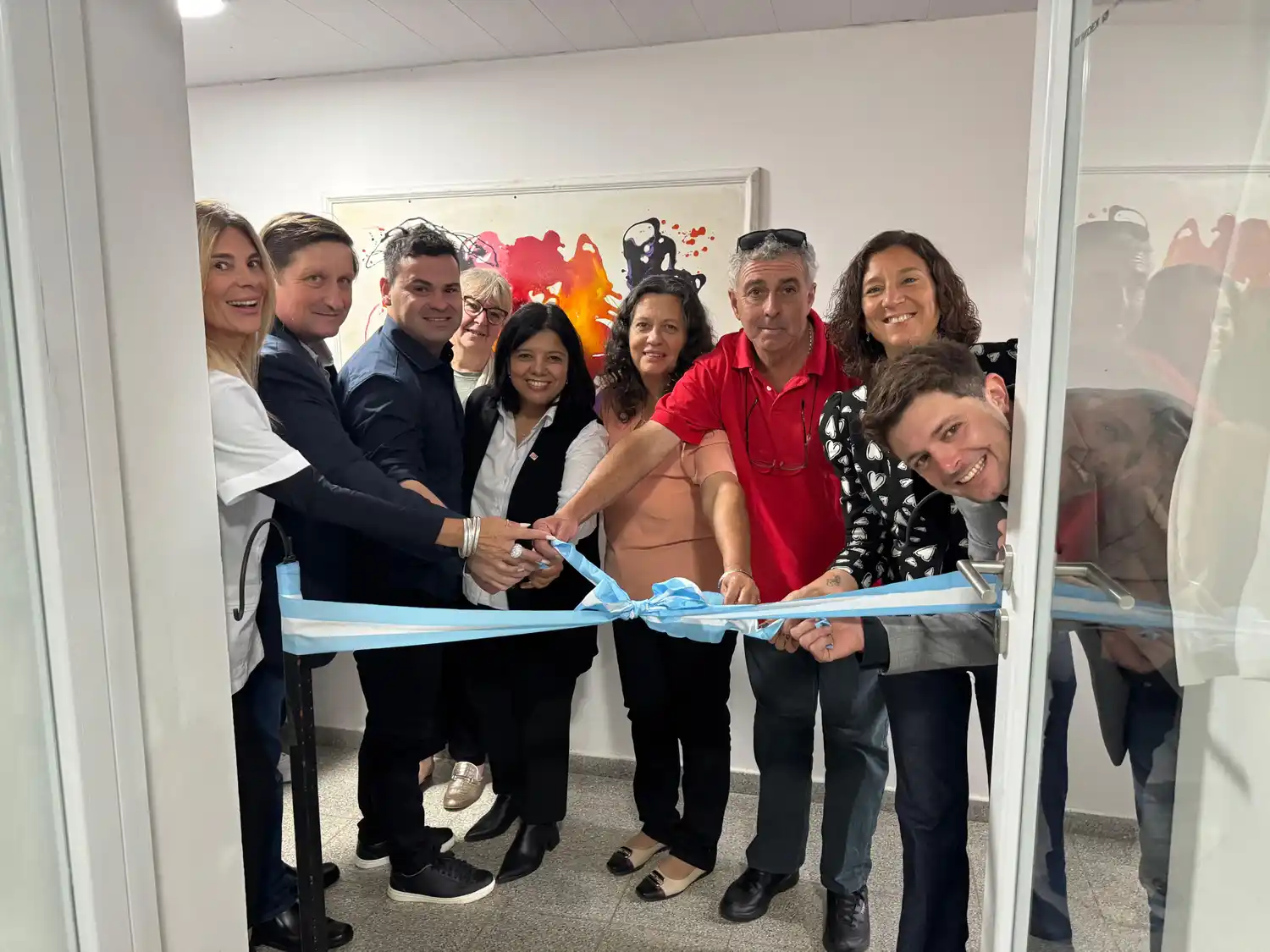 Corte de cinta en Teodelina