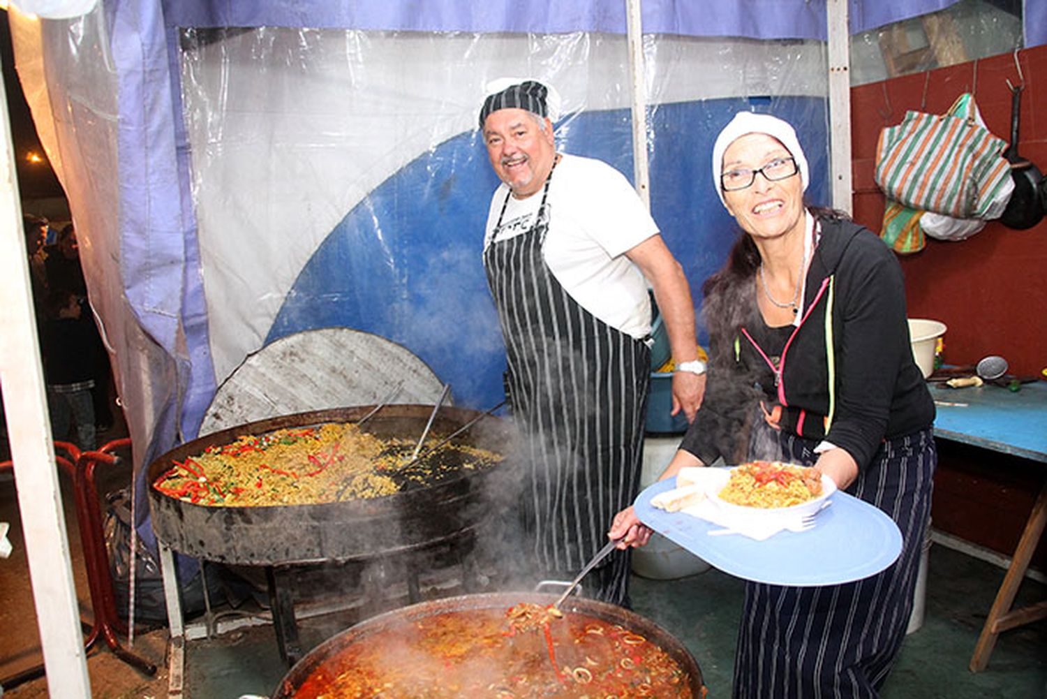 Una fiesta que homenajeaba a los pescadores