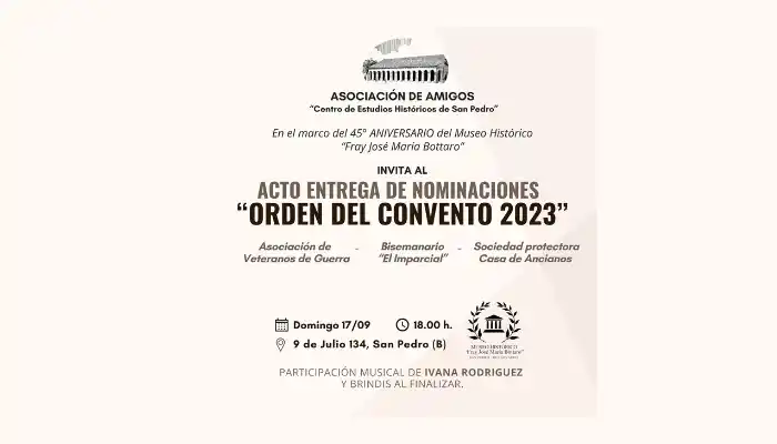Quiénes son los nominados para la Orden del Convento