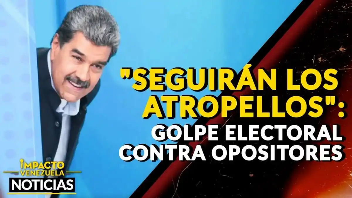 «SEGUIRÁN LOS ATROPELLOS»: golpe electoral contra los opositores – VIDEO