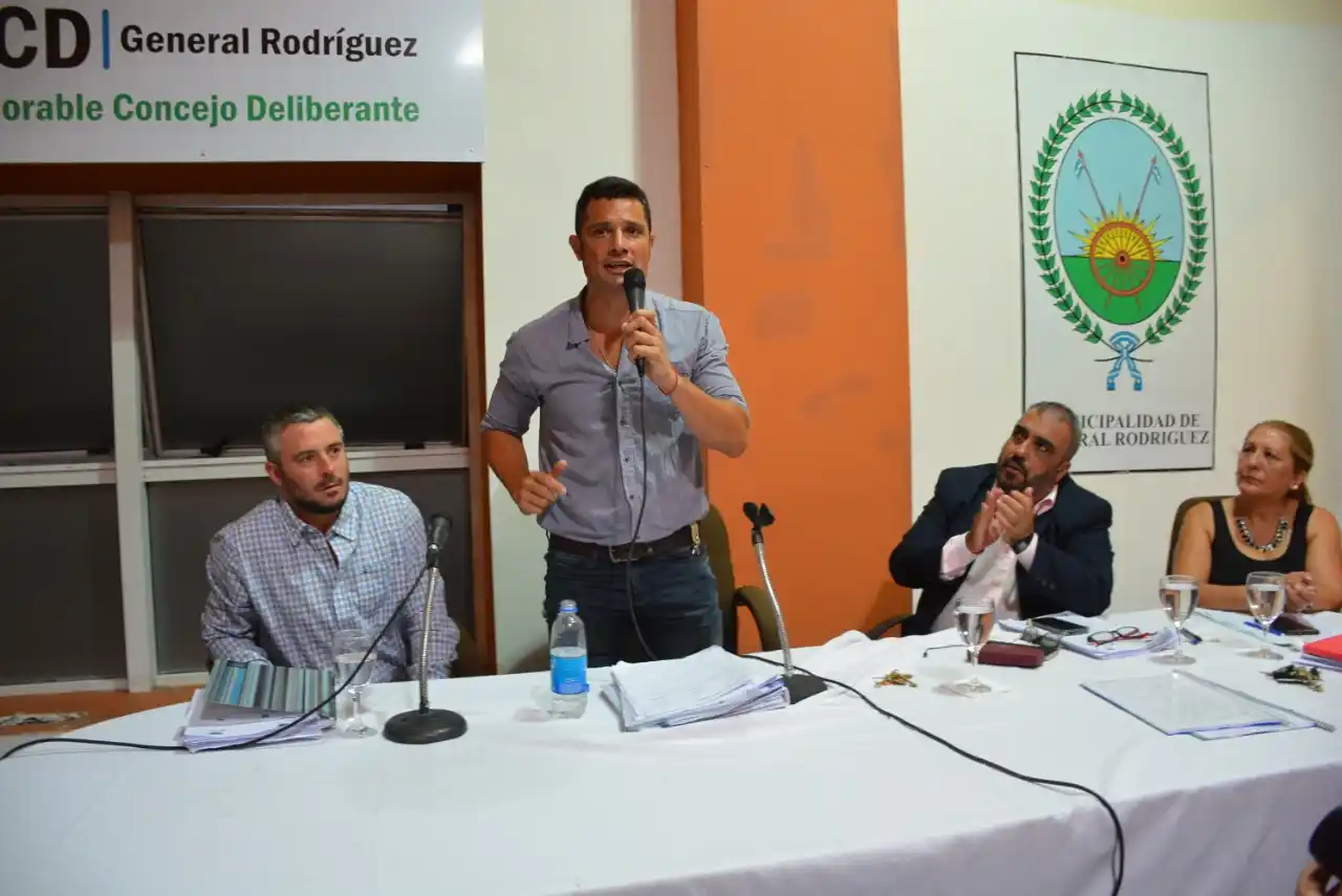 Apertura de sesiones en General Rodríguez, con el intendente García y varios temas en agenda