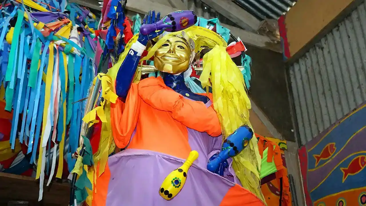 Segundo festival de máscaras, organizado por el municipio