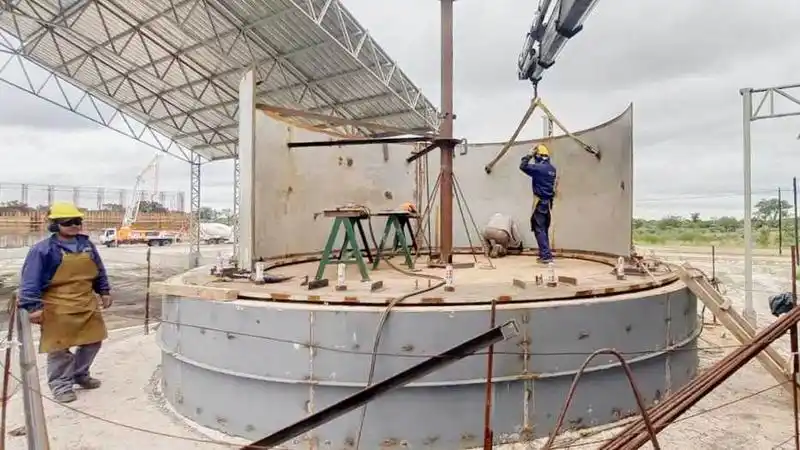 Sigue en marcha la construcción de la planta 
Fermosa Biosiderúrgica en el Polo Científico