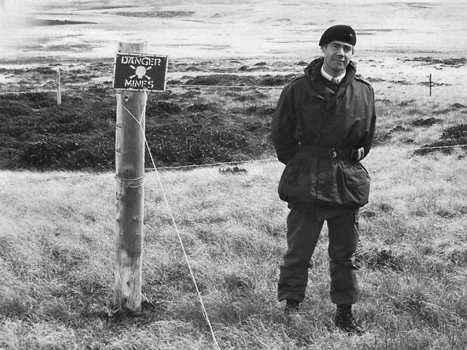 Geoffrey Cardozo en Malvinas