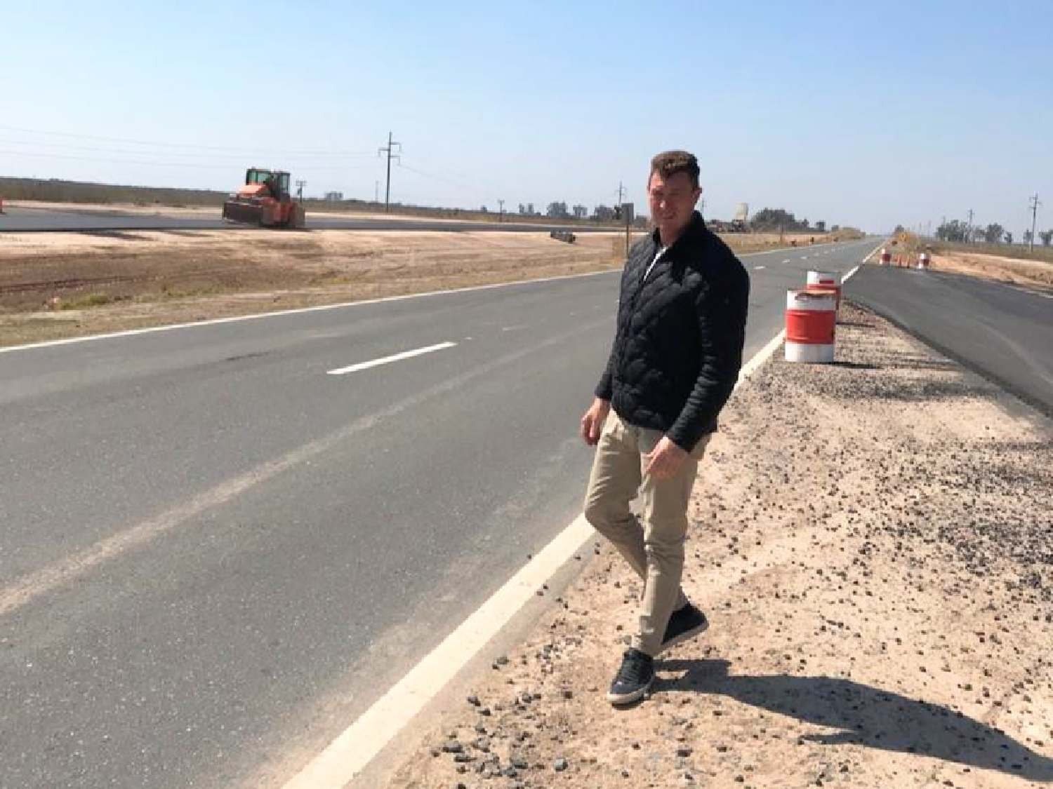 “Me puso muy contento ver el avance de las obras”