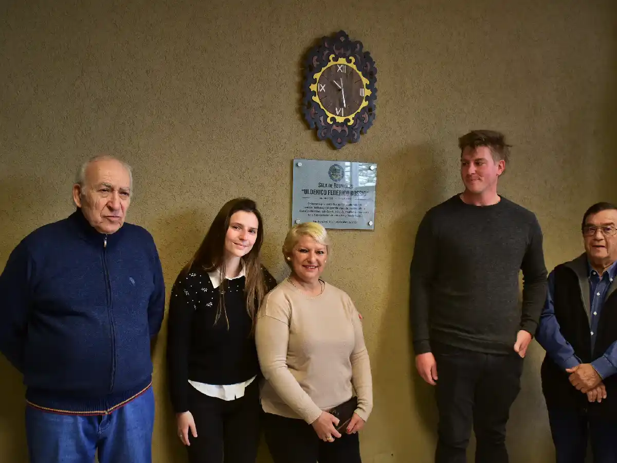 Una sala del gremio de empleados de comercio lleva  el nombre de Ulderico Bossio