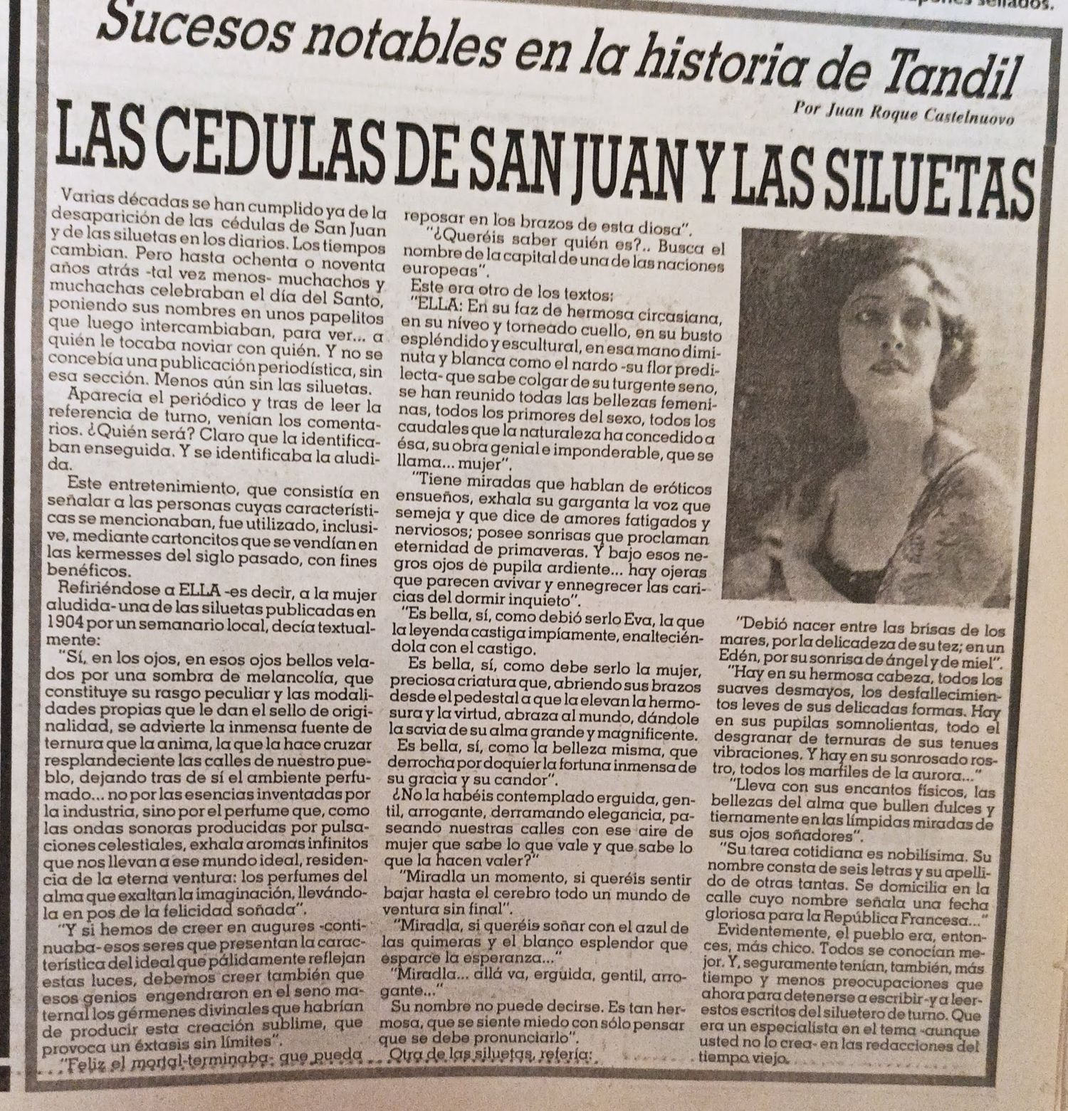 Las cédulas de San Juan y las siluetas