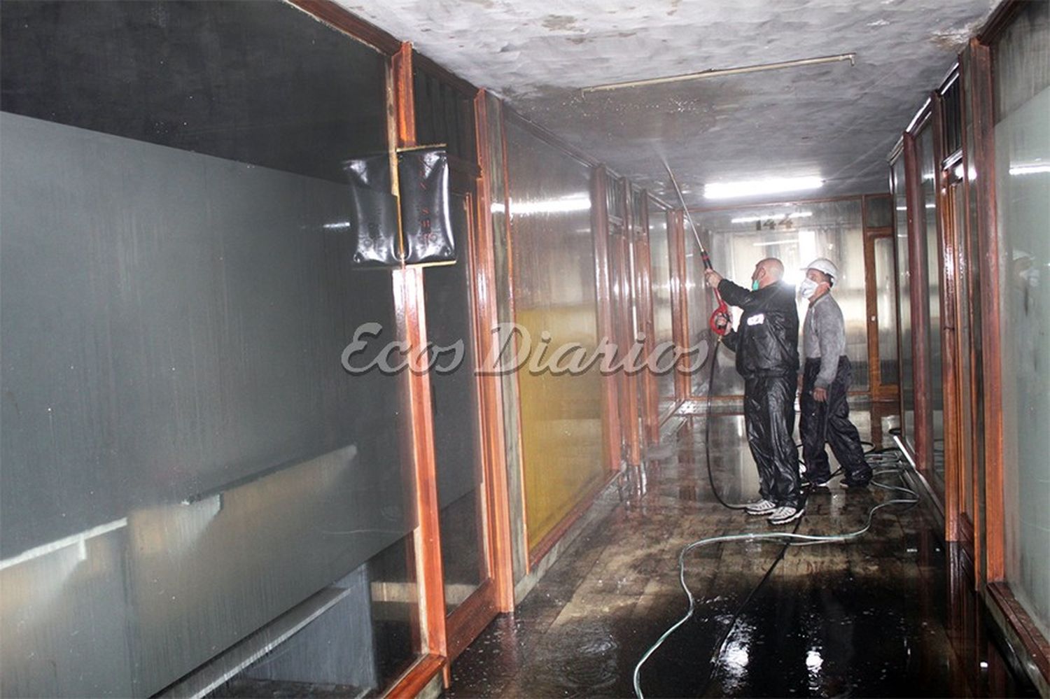 Galería Central: acondicionan el acceso de la calle 66