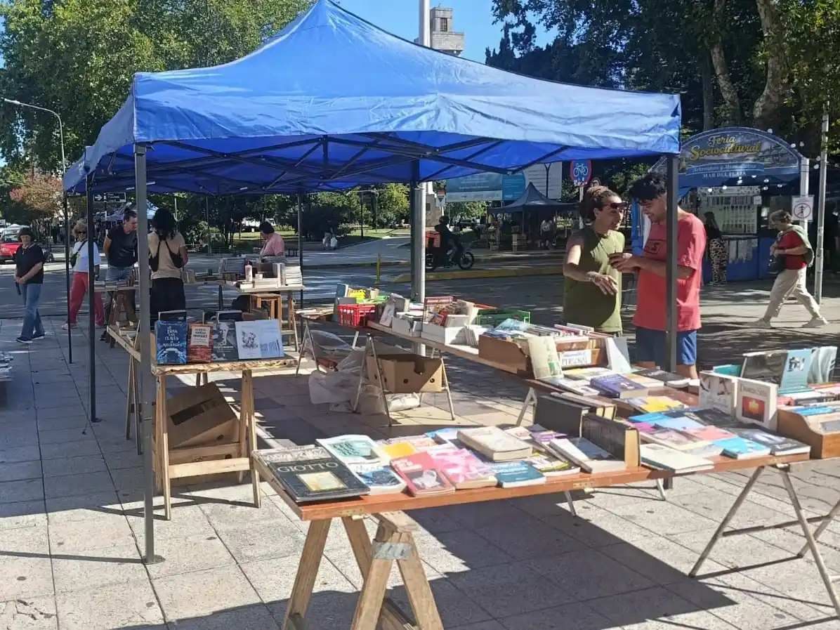 Feria de libros usados en la Catedral: textos escolares desde 20 mil pesos
