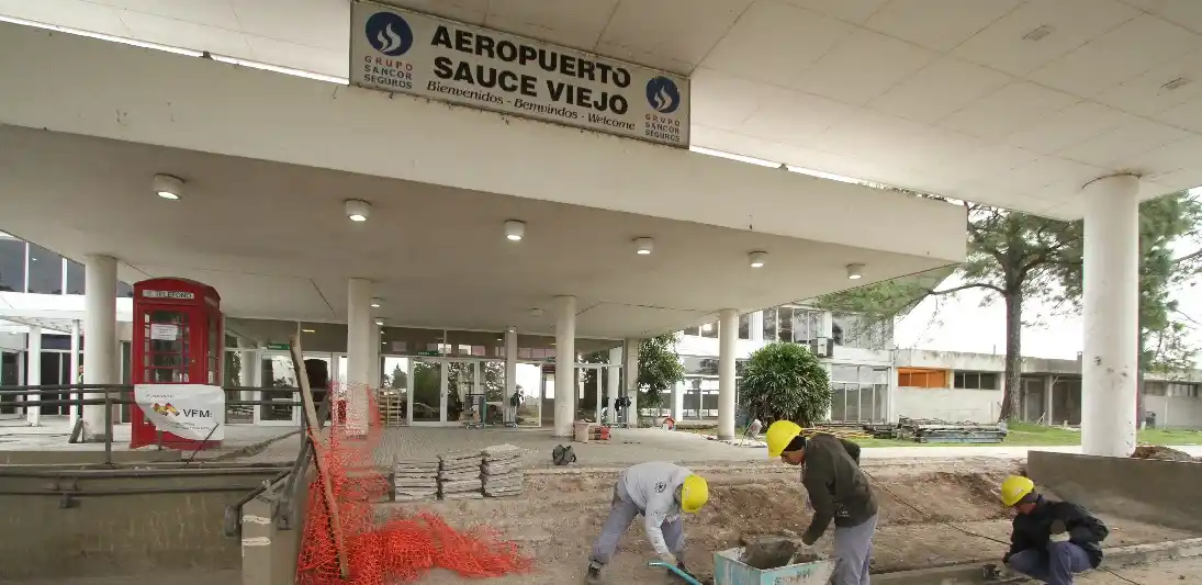 La pista y el hall del aeropuerto ya están listos