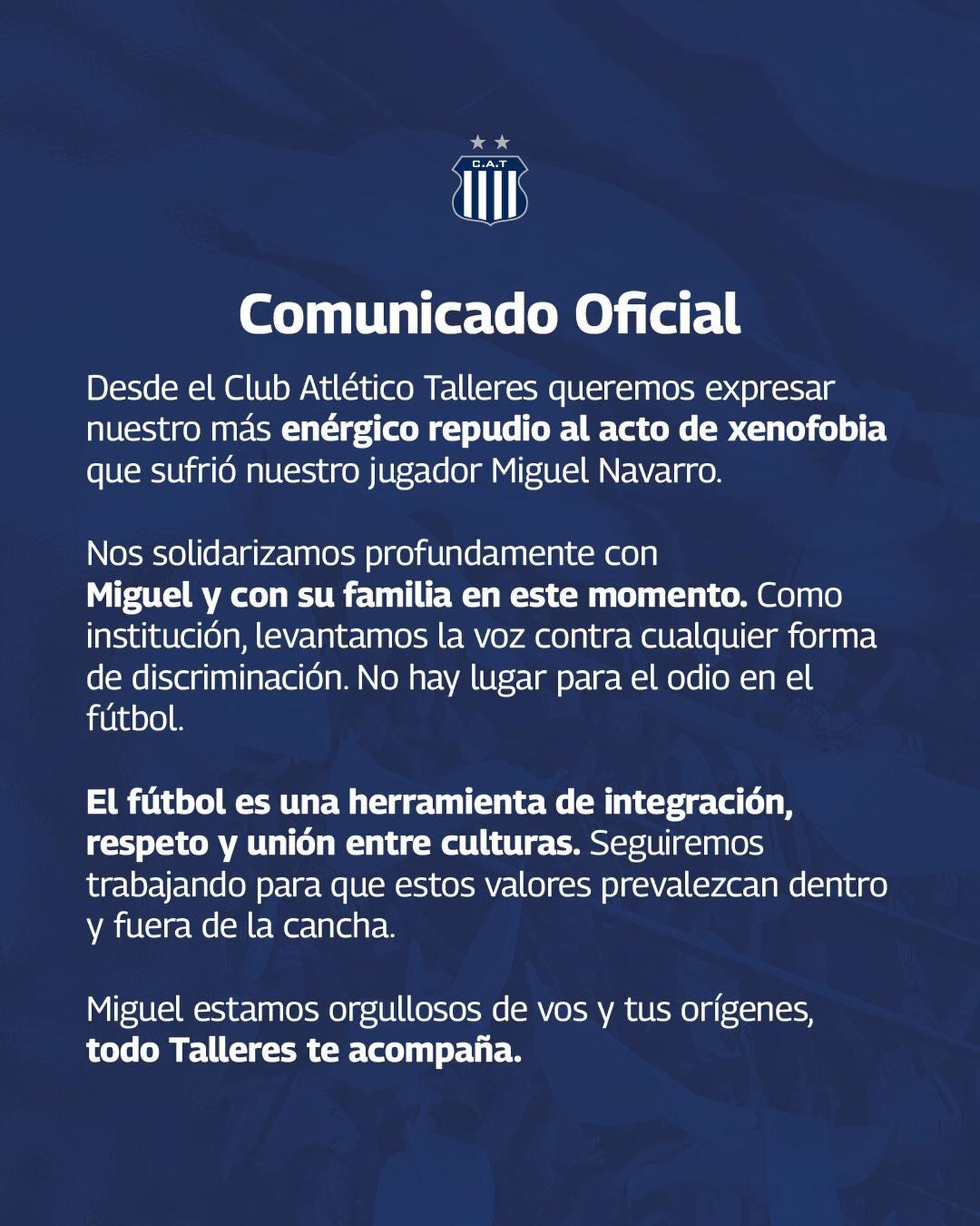 comunicado talleres