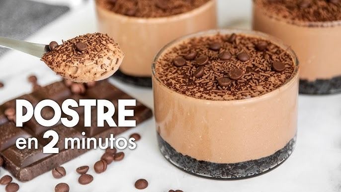 Cheesecake de chocolate en vaso: listo en 5 minutos y sin horno