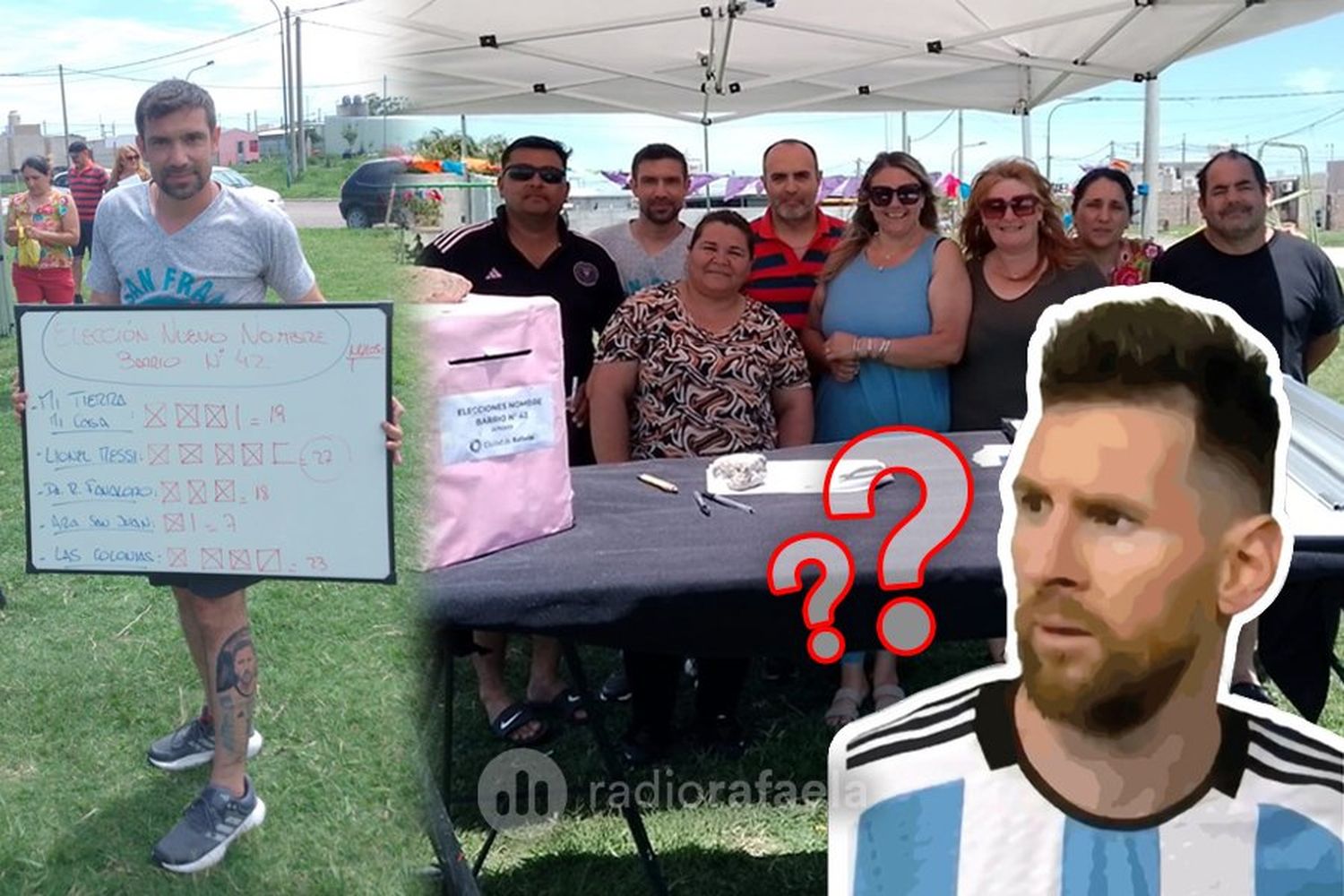 ¿No habrá barrio "Lionel Messi" en Rafaela?: “Estamos molestos, sentimos que nos quieren robar una elección”