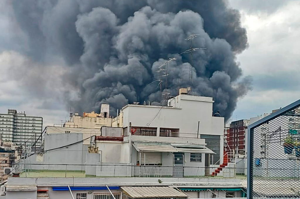Voraz incendio
