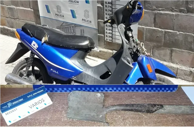 Se resistió a ser identificado, atacó a una policía con una pala y se fugó