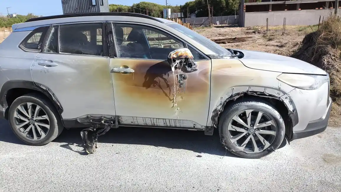 Toyota incendio
