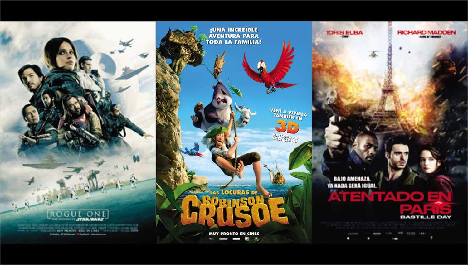 Variedad de estrenos renuevan la cartelera