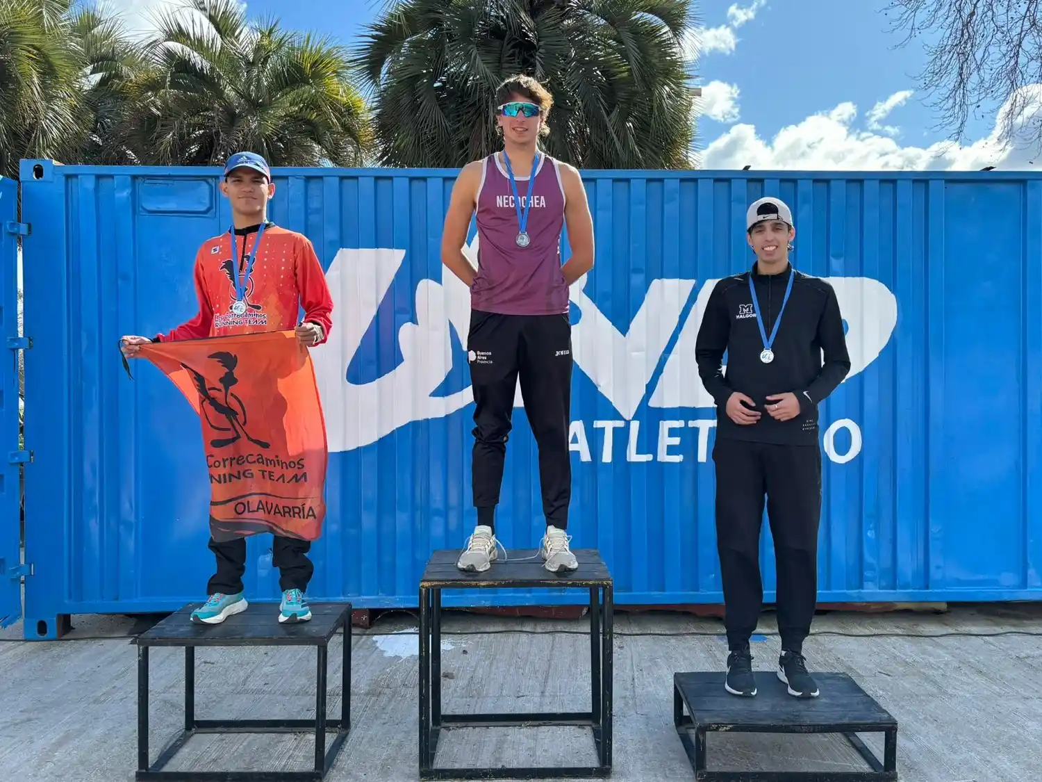 Marchetti en lo más alto del podio en el Provincial U23