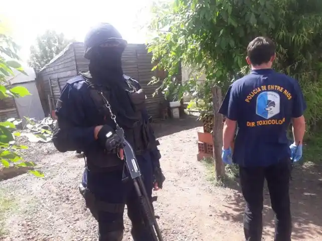Megaoperativos antidrogas en Entre Ríos: varios policías fueron detenidos