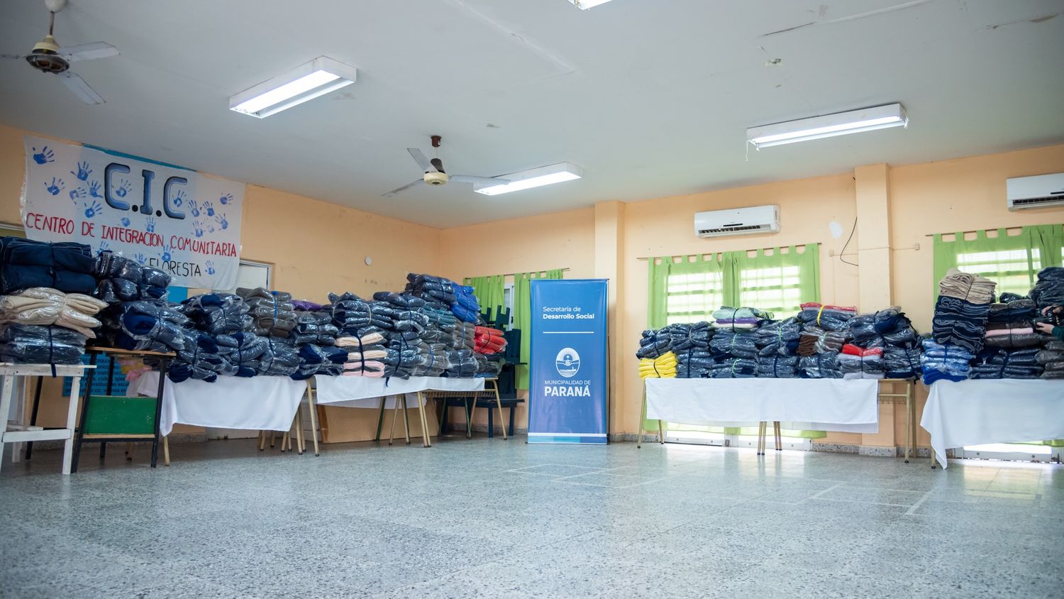 Comenzó el programa “Paraná se Abriga”