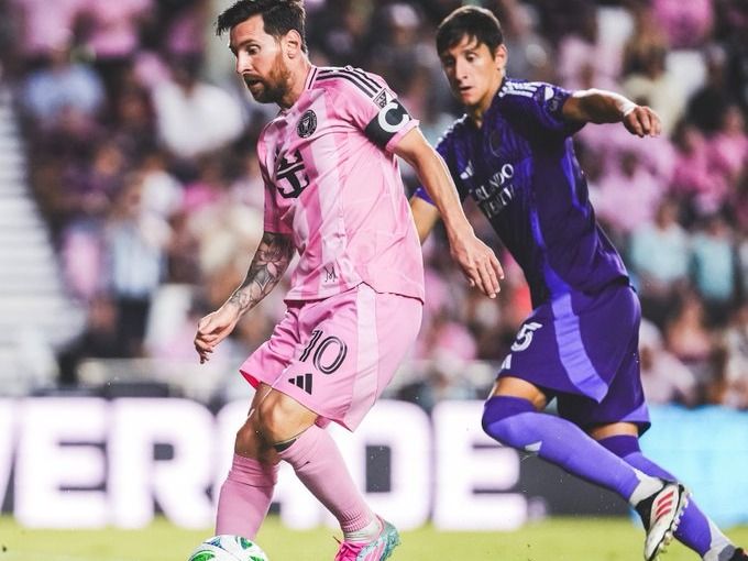 Messi jugó los 90m en la caída 3 a 0  de Las Garzas en el "clásico del Sol".Foto:@InterMiamiCF
