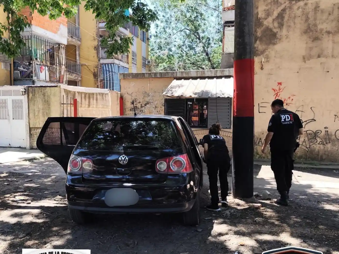 Recuperaron un auto utilizado para un robo ocurrido en al zona oeste.
