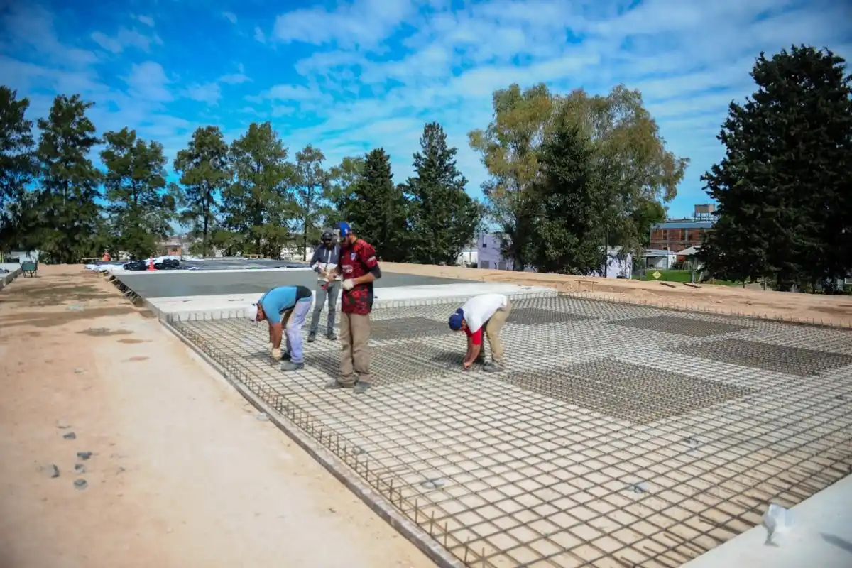 Recorrieron el avance de obras de la nueva Planta Potabilizadora de agua