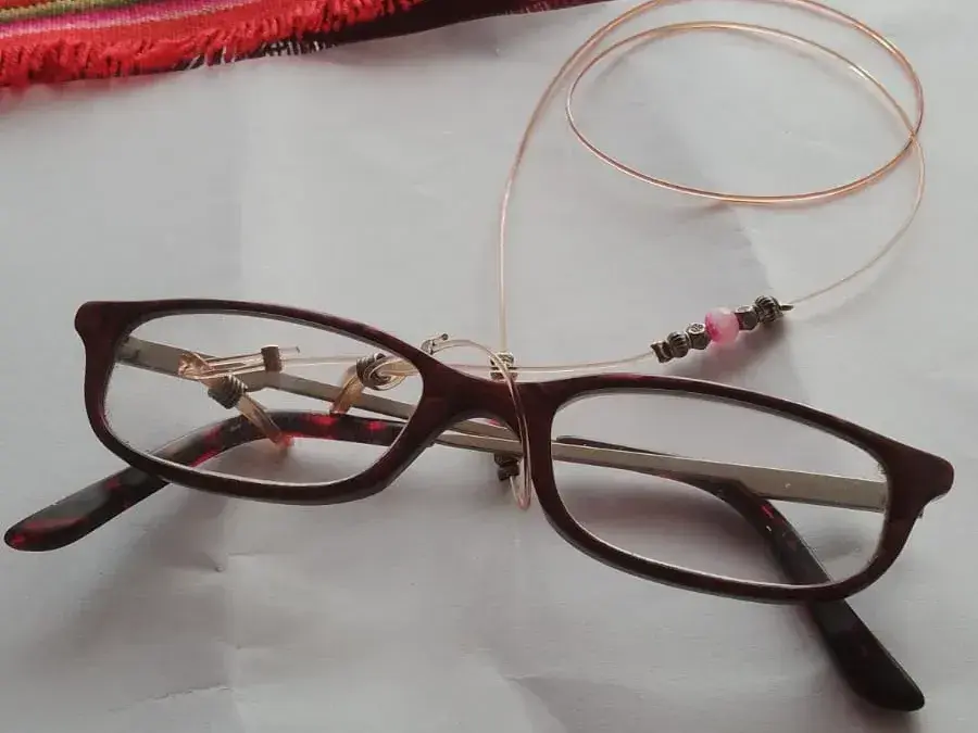 Encontraron estos lentes
