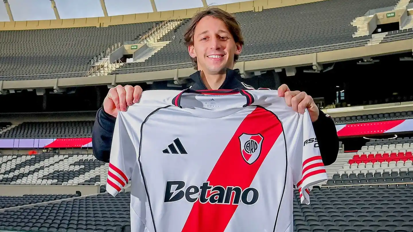 Galarza Fonda, jugador de River.
