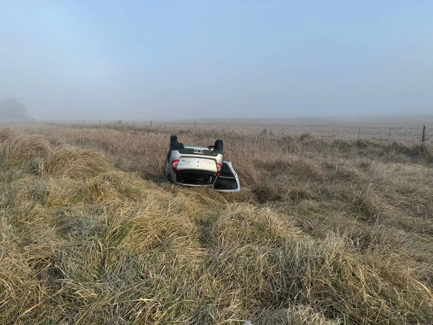Hubo varios vuelcos en la Ruta 74 por el hielo en el asfalto. Un fallecido