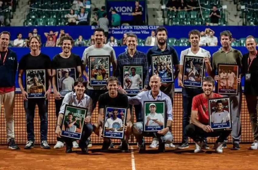 Gaudio, Coria y Nalbandian tuvieron su homenaje en el Argentina Open