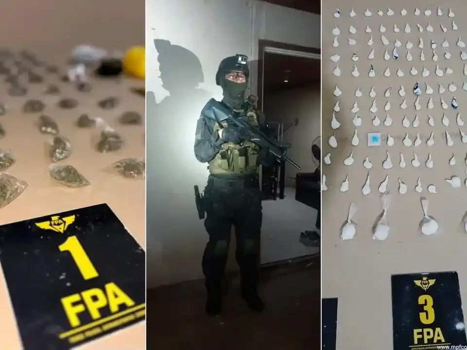 Desmantelaron una banda narco en Huinca Renancó y Río Cuarto