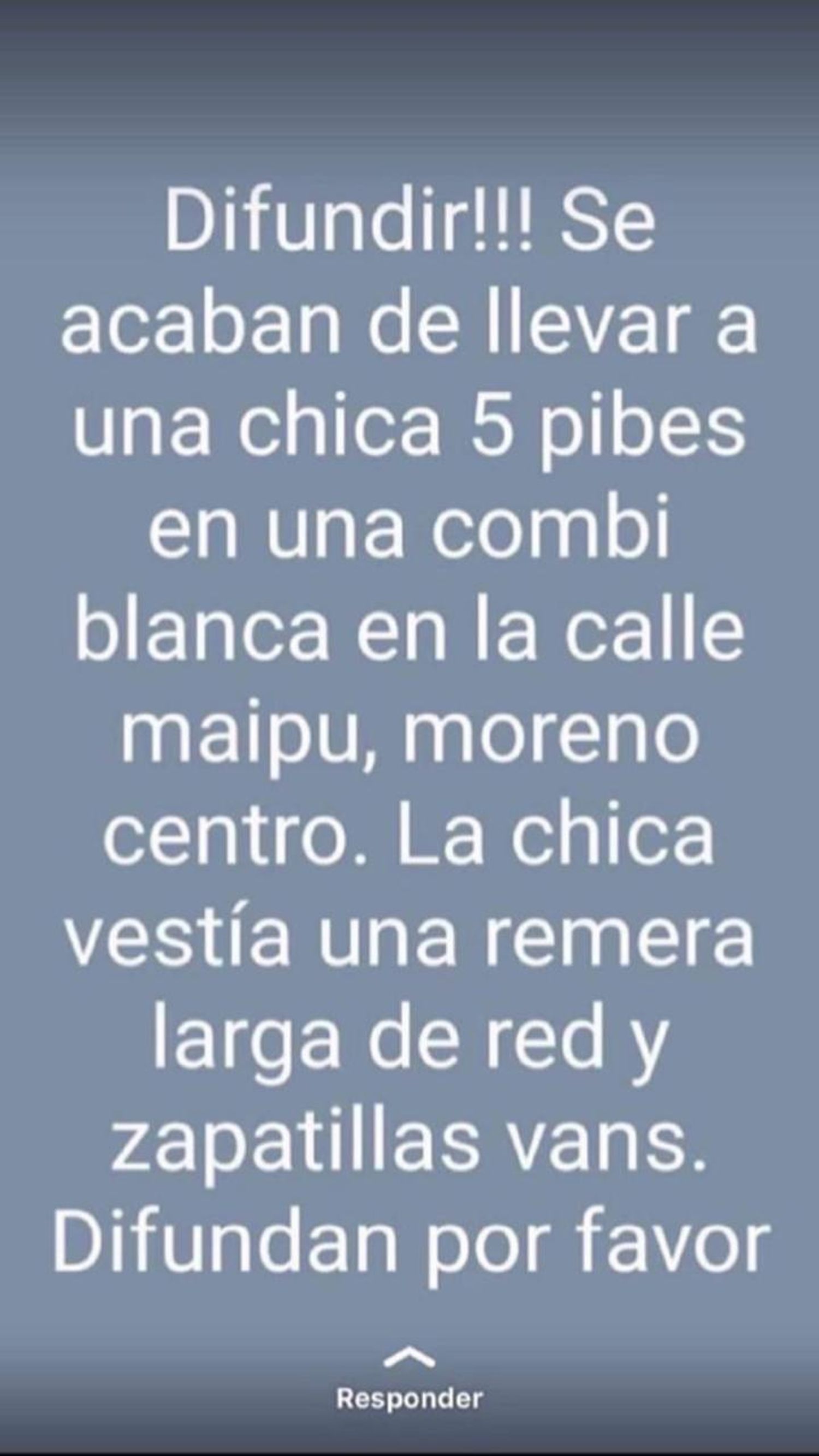 Se viralizó por las redes el secuestro de una chica en el centro pero no hay denuncias