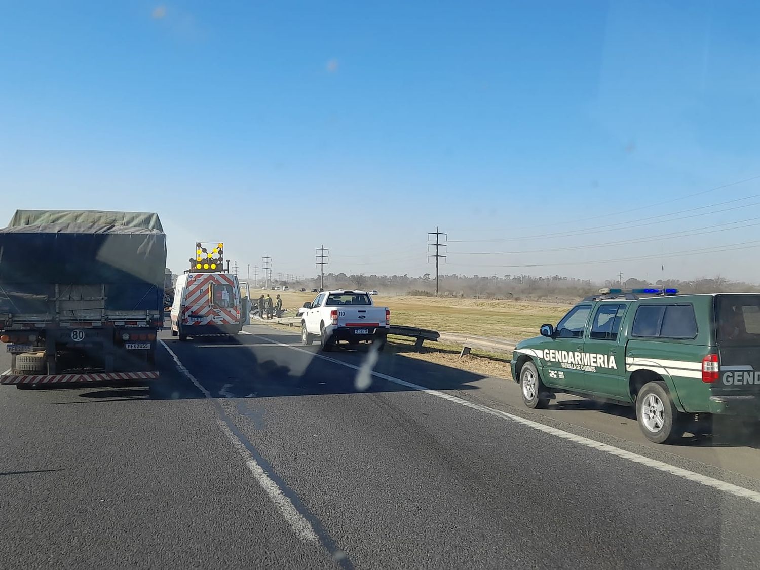Ruta 9: Un accidente provoca demoras a la altura de Campana