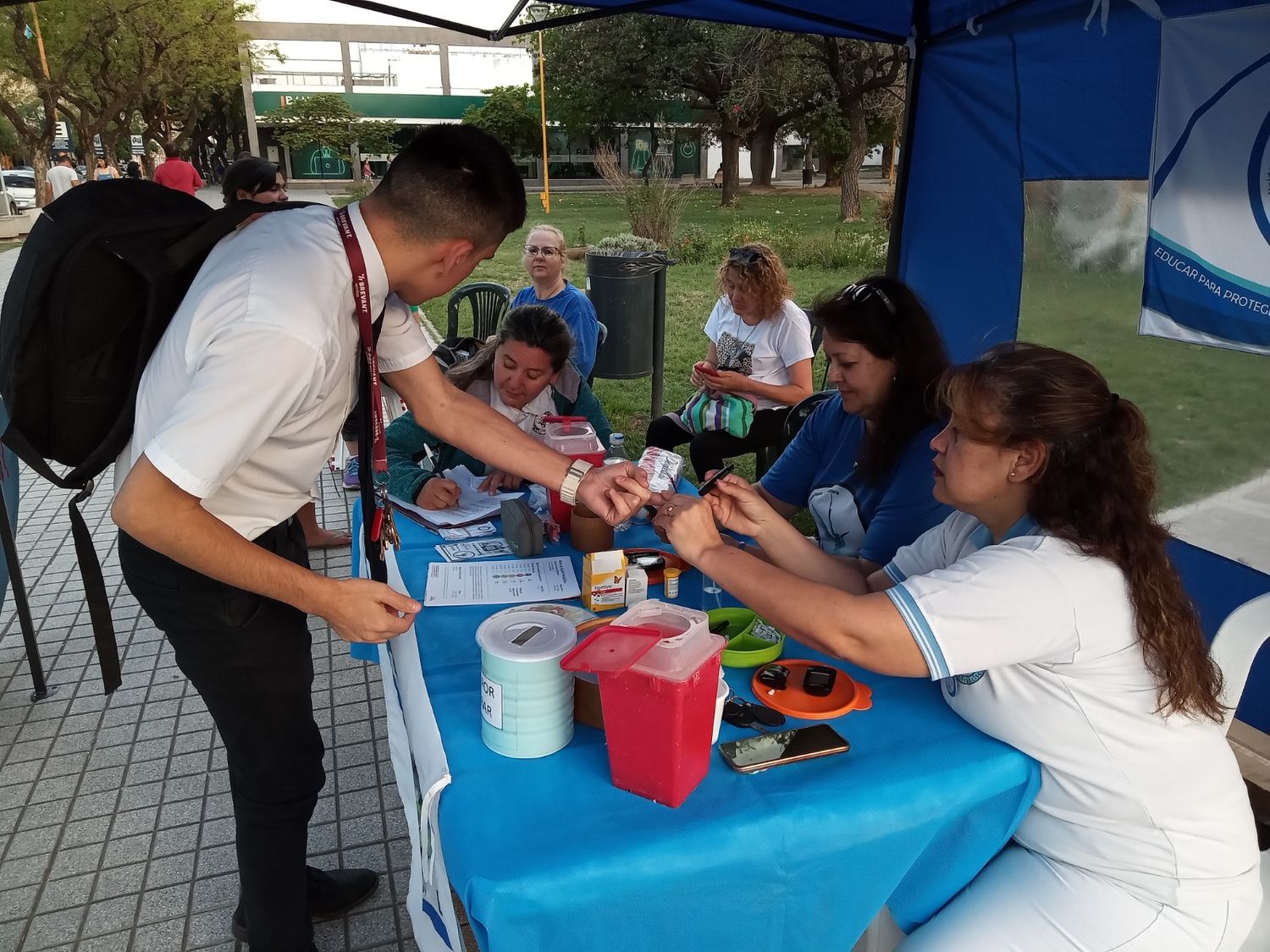 Habrá controles de glucemia en distintos puntos de la ciudad