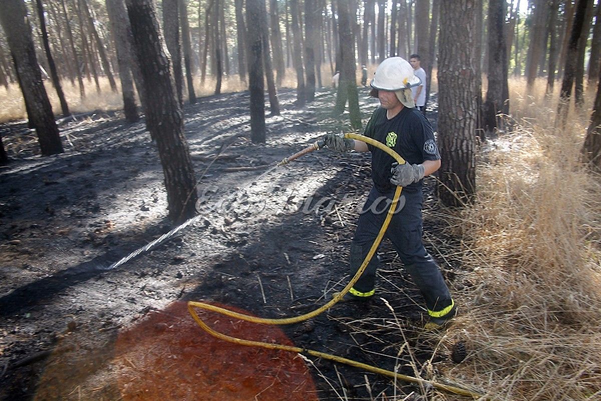 Peligro latente. De incendios hay cada verano ante las altas temperaturas