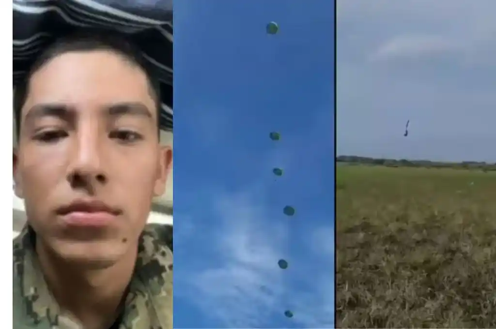Un cadete murió en un práctica de paracaidismo