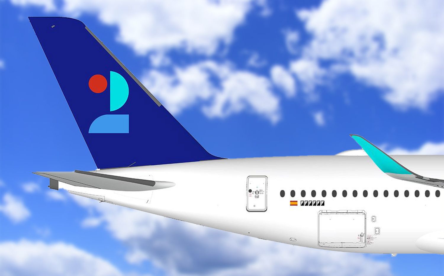 Se revela el livery que tendrá la aerolínea del grupo hotelero Iberostar