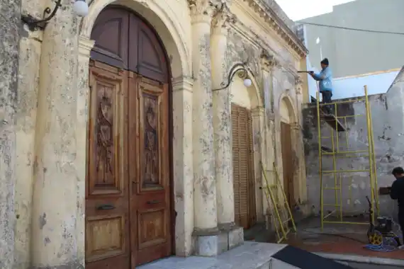 Se pintará el frente de la Sociedad Italia